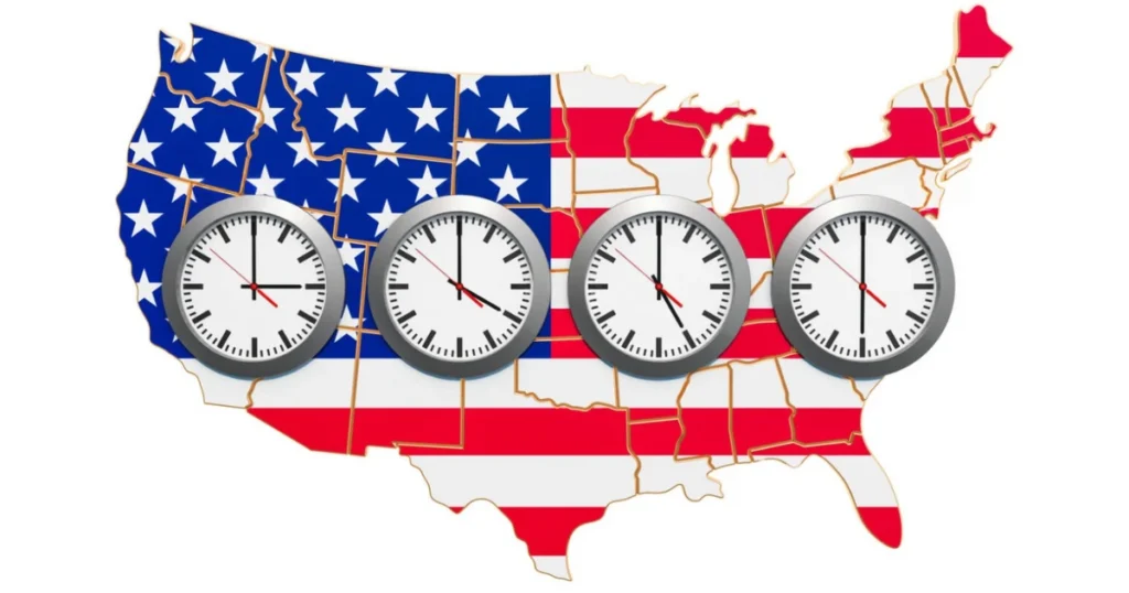 USA & Canada time Zones