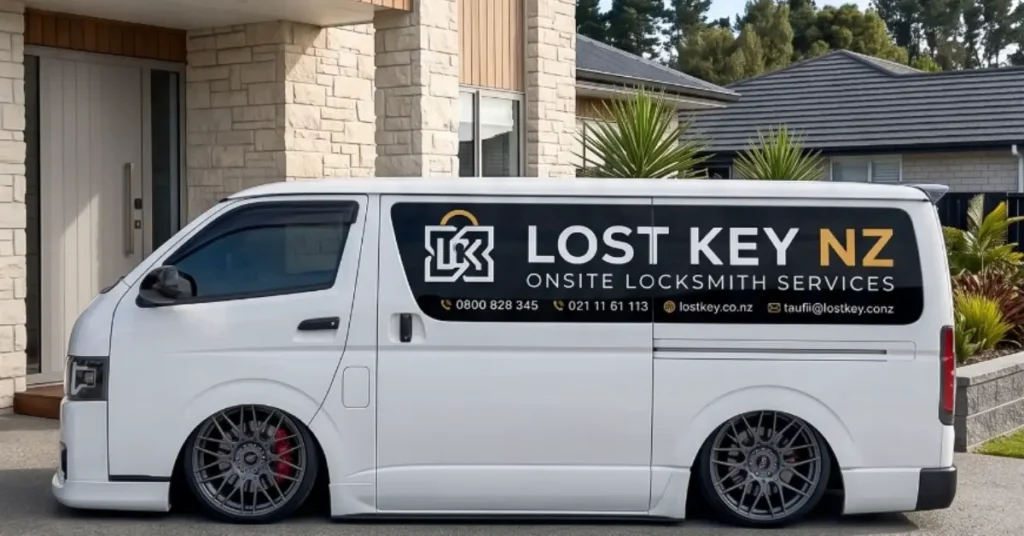 Examples of locksmith services including residential door locks, automotive smart keys, and commercial security locks.