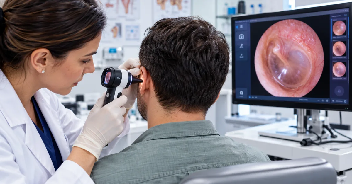 Ear Examination Procedure and Digital Otoscopy Technology
