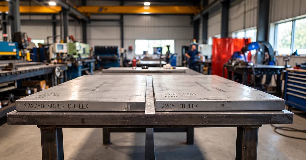 S32750 Plate vs 2205 Plate Strength and Corrosion Limits in Marine Service